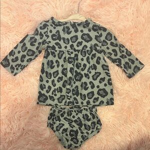 Leopard Print Baby Outfit